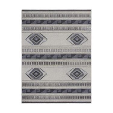 Imagem de Tapete Funcional Asteca - Quarto Sala - Cor Cinza - Tamanho 150 X 200 Cm - J Serrano