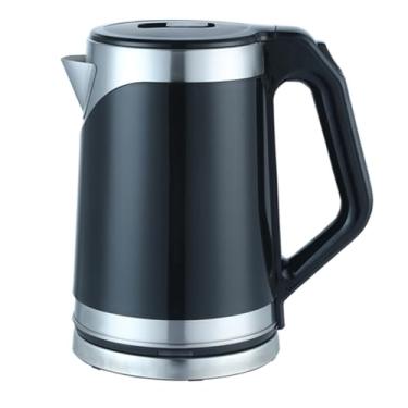 Imagem de WOOLALA Chaleira elétrica de água 2.0L, caldeira e aquecedor de água de grande volume, 1500 W, aquecedor de água quente de aço inoxidável, desligamento automático e proteção contra fervura e secagem