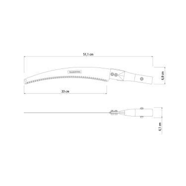 Imagem de Serrote de Poda Profissional 13 polegada / 330 mm Tramontina em Aço sem Cabo