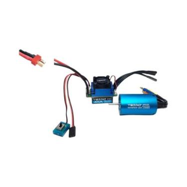 Imagem de Combo De Motor Brushless E ESC 35A 45A Para Wltoys 124016 Remo Hobby X