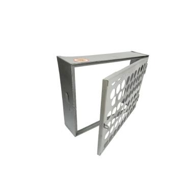 Imagem de Proteção Hidrômetro Tela Moeda Com Porta Cadeado 50x40cm