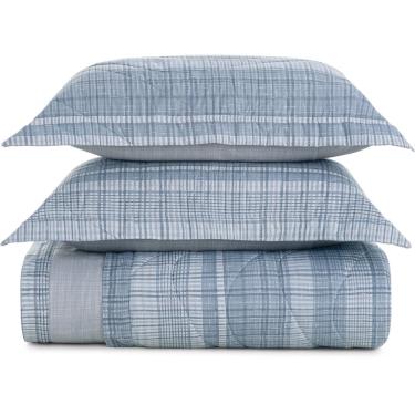 Imagem de Jogo de Colcha Karsten Samuel 200 Fios 3 Peças Queen Azul
