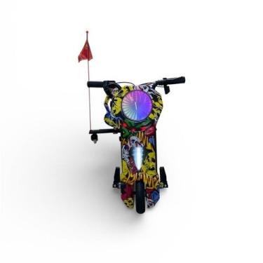 Imagem de Triciclo Elétrico Infantil 350w Com Led Estilo Drift - Shark Blue