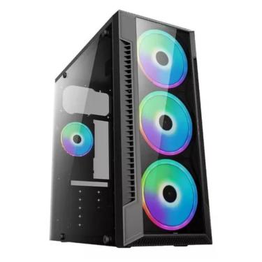 Imagem de Gabinete Gamer Brasil Pc Bpc-c3147 Sem Fonte 3 Fans