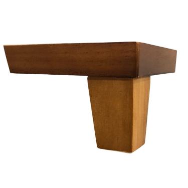 Imagem de Pé De Madeira Cantoneira Universal P/ Móveis  1 Unidade - Bela Manu Decor