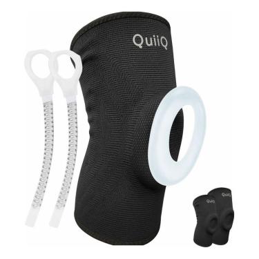 Imagem de Joelheira Ortopédica Compressão Silicone Patelar Espiral  P 