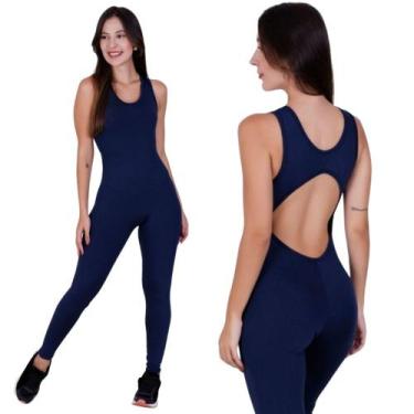 Imagem de Macacão de Academia Fitness Liso - c4 SOLANGE - TERRA E MAR MODAS, Mar