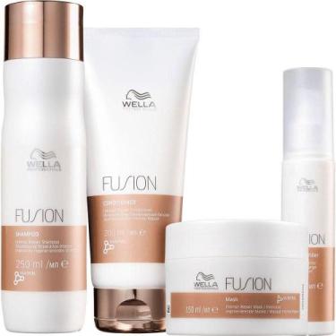 Imagem de Kit Wella Professionals Fusion Completo Pequeno  Reconstrução e Fortal