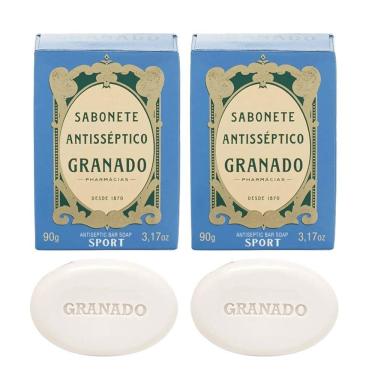 Imagem de Kit 2 Sabonete Antisséptico Granado Em Barra 90g Sport Vegetal