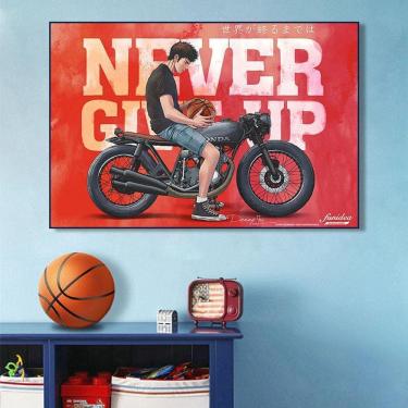 Imagem de Pintura de parede em tela Slam Dunk Anime Rukawa Kaede 40x60cm