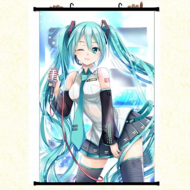 Imagem de Quadro: arte de parede, pintura, tela, Hatsune Miku, 40x60cm