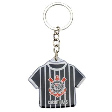 Imagem de Chaveiro Camisa Futebol 5cm - Corinthians-Unissex