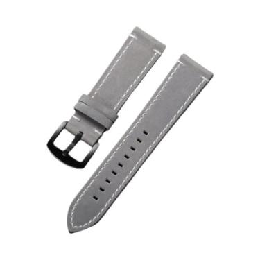 Imagem de Pulseira De Relógio Masculina Retrô De Couro Bovino De 18mm Com Libera