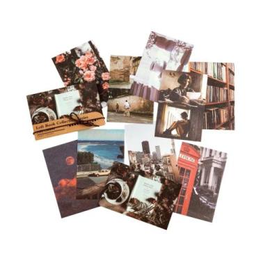 Imagem de Papel Vintage Para Scrapbooking 60 Folhas DIY Álbum De Fotos Colagem D