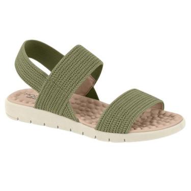 Imagem de Sandalia Ortopedica Modare Elastico Massageadora 7162206, Verde, 36