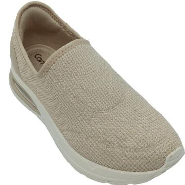 Imagem de Tênis Ramarim Feminino em Lycra com Detalhe em Costura e Sola 3cm-Feminino