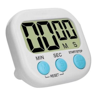 Imagem de Timer Digital Temporizador Cronômetro Cozinha Relógio Imã - Embralumi,