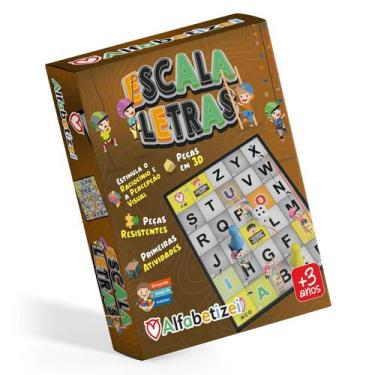 Imagem de Jogo Educacional Escala Letras Alfabetizei