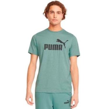 Imagem de Camiseta Puma Essentials NO. 1 Logo Masculina - Verde M-Masculino