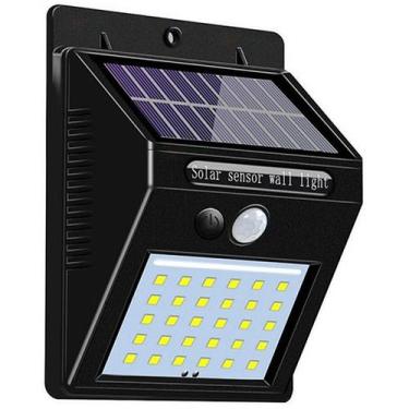 Imagem de Luminária Solar Arandela 30led Sensor Movimento Lky0030-2 - LUATEK