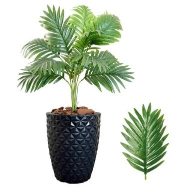 Imagem de Planta Artificial Palmeira com Vaso Polietileno Completo - Plandec