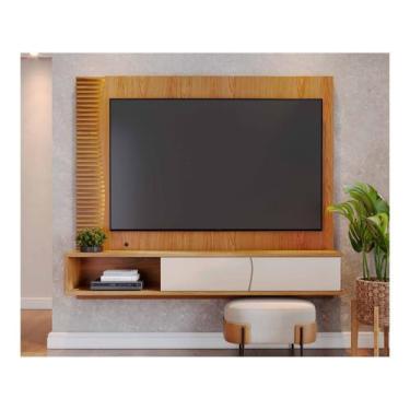 Imagem de Painel Suspenso TV 65" Egeu Colibri Freijo Off White - COLIBRI MÓVEIS,
