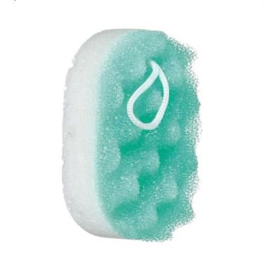 Imagem de Esponja de Banho Ricca Dupla Face Verde Cód.309 - BELLIZ COMPANY