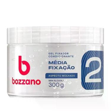 Imagem de Gel Bozzano Incolor 300g  Fixação Média, Nutri-Protetor e Sem Álcool