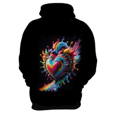 Imagem de Blusa de Frio do Orgulho LGBT Coração Amor 21 - Kasubeck Store®, GG