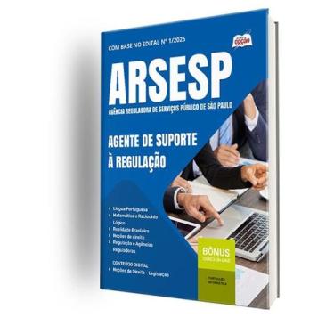 Imagem de Apostila ARSESP - Agente de Suporte à Regulação - Apostilas Opção