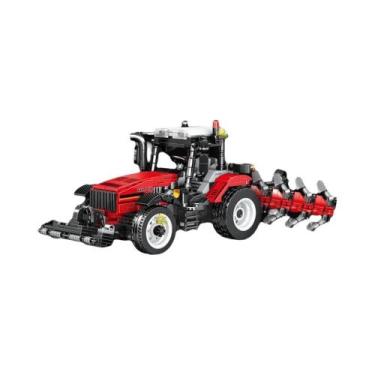 Imagem de Brinquedo De Construção Infantil: Trator, Colheitadeira E Caminhão De 