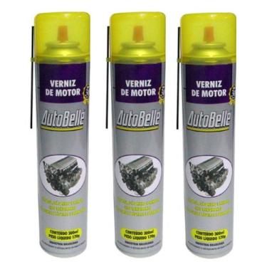 Imagem de Verniz Motor Autobelle 300 ML Barco Carro Avião Moto Kit 3