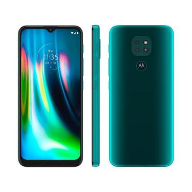 Imagem de Celular Motorola Moto G-9 PLAY Dual - PAKH0028BR Verde Quadriband, 64G
