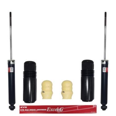 Imagem de 2 Amortecedores Kayaba Traseiro + 2 Batentes Fiat Palio 2001 - KYB