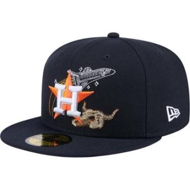 Imagem de Bone New Era 59FIFTY Fitted Houston Astros State Stitch-Masculino