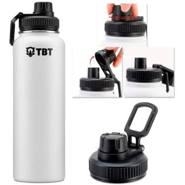 Imagem de Garrafa Térmica Gigante 1200ml Inox 304 Isolamento A Vácuo - The Black
