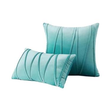 Imagem de Capa De Almofada De Veludo Laranja 30x50cm 45x45cm 50x50cm Estilo Boho