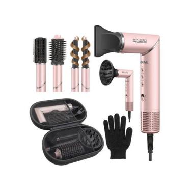 Imagem de Secador Multifuncional 5 Em 1 Mondial Golden Rosé 1500W SM-01-BLDC-GR,