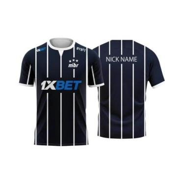 Imagem de Novo 2025 mibr team gaming enthusiast aspas valorant jersey de gaming 
