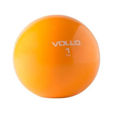Imagem de Bola Peso Tonning Ball Profissional Vollo VP1061 1Kg Idela para Fisiot