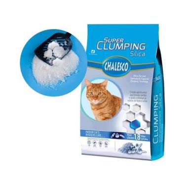 Imagem de Areia para Gatos Sílica Chalesco Super Clumping - 1,8kg