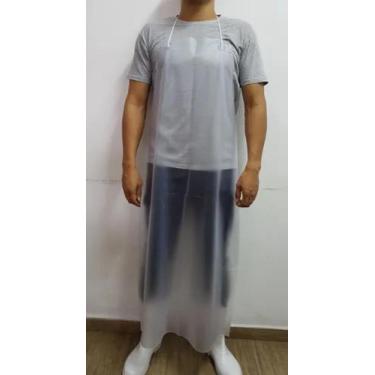 Imagem de Avental de pvc transparente cozinha açougue Criveplás Ca 9965
