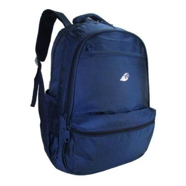 Imagem de Mochila Bolsa Feminina Escolar Juvenil Adulto Impermeável - KVN, Azul