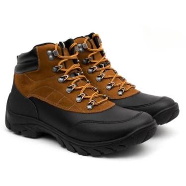 Imagem de Bota Masculina Couro Cano Curto Adventure Trilhas Esportiva - Venetto,