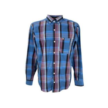 Imagem de Camisa Masculina Minuty Country Xadrez Ref. 2910 - Escolha a cor, Azul