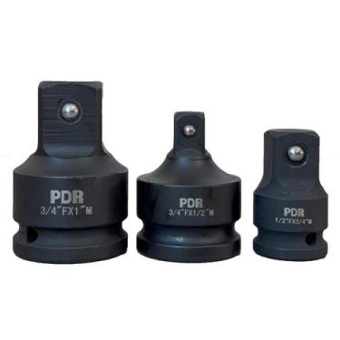 Imagem de Kit Adaptadores de Impacto Fêmea para Macho PDR Unica, Unica, Unico
