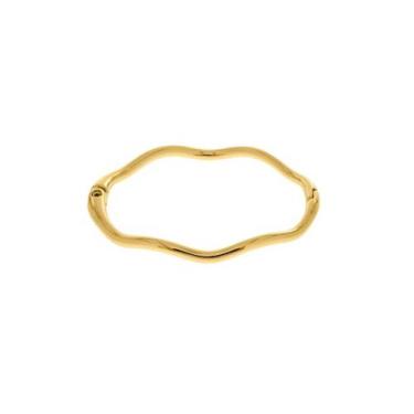 Imagem de Bracelete Luxo Ondulado - Banhado em Ouro 18k - Tri Gata