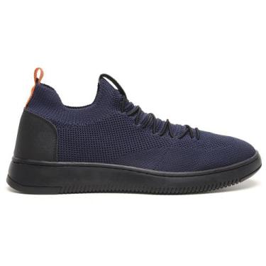 Imagem de Tênis Meia Masculino Casual Confortável Leve Azul Marinho - West Line,