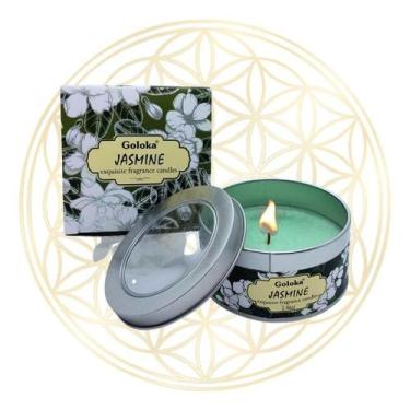 Imagem de Vela Aromática Importada Indiana Goloka, JASMIM