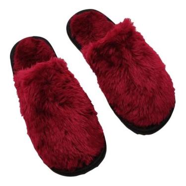Imagem de Pantufa Feminina Fechada Pelúcia Antiderrapante - PELUCIA TROPICAL, Pú